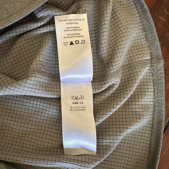 Patagonia Capilene Midweight 1/4 Zip Base Layer Shirt Gray Size M - Picture 5 of 9